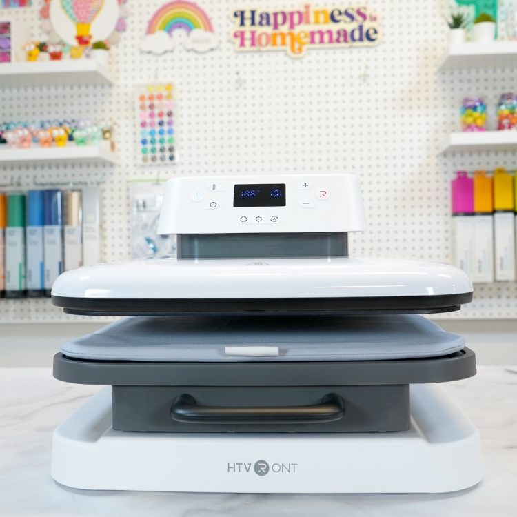 HTVRONT Auto Heat Press Review Setup Happiness Is Homemade