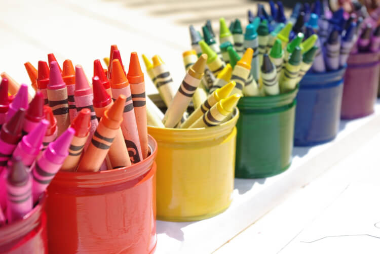 Upcycled Montessori-Style Crayon Holder {Tutorial} - Happiness is