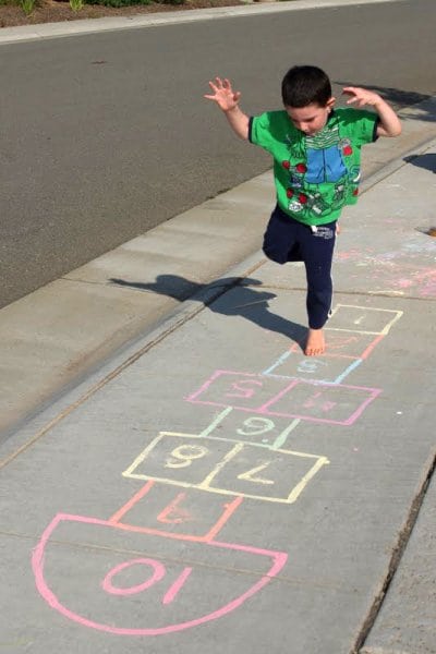 Easy DIY Sidewalk Chalk Paint - Happiness is Homemade