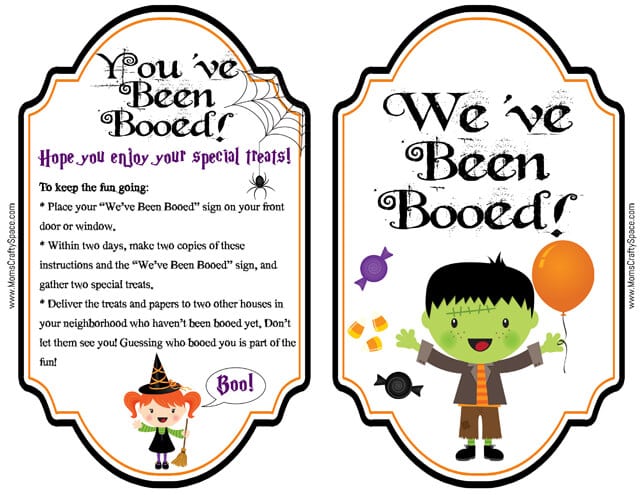 Free You ve Been Booed Printables Happiness is Homemade
