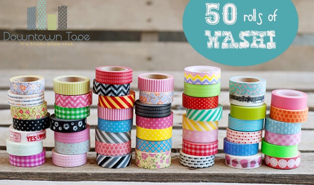 Win It: FIFTY Rolls of Washi Tape from Downtown Tape! - Happiness is ...