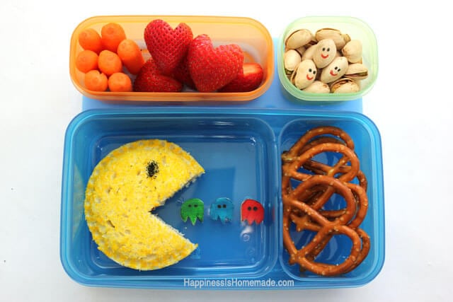 Bento Lunch Box for Adults Kids, Black Flowers, Lunch Box Food