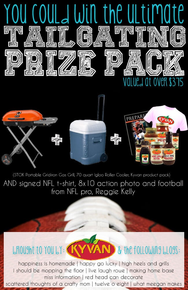 Giveaway: Win The Ultimate Tailgating Prize Pack! - Happiness is Homemade