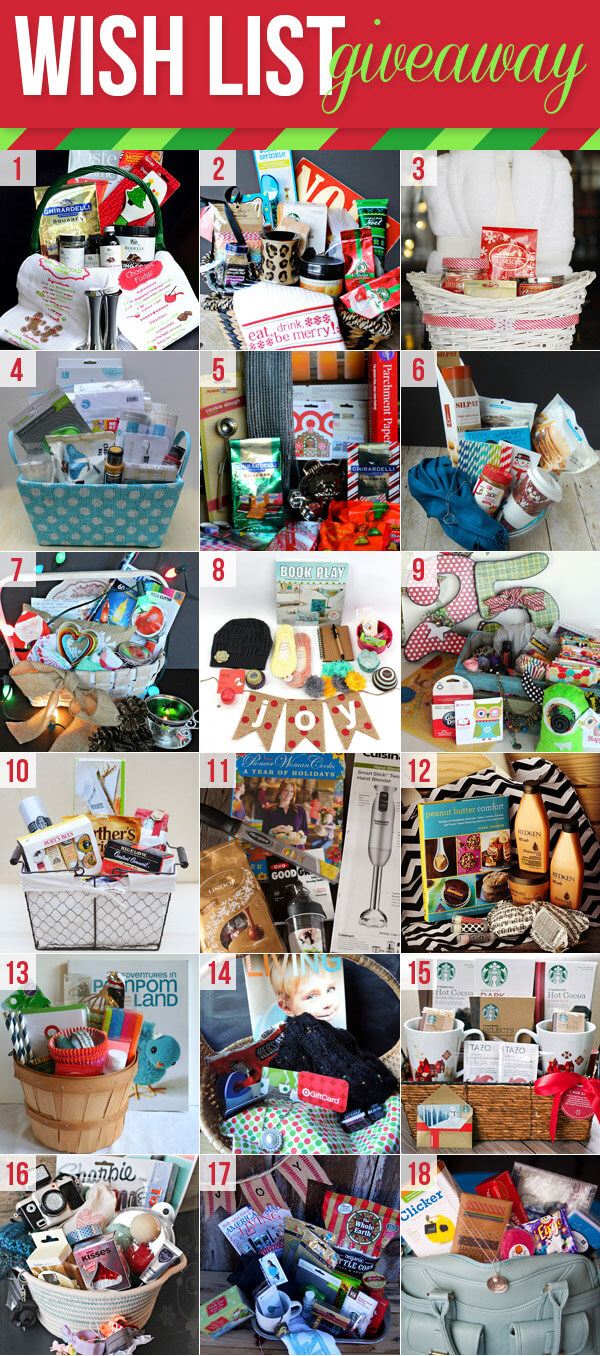 Christmas Wish Basket Ideas - Happiness is Homemade