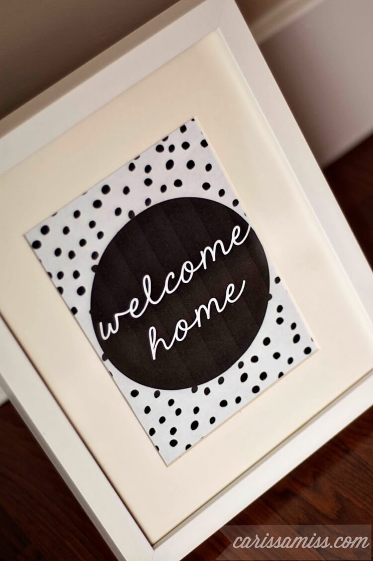 Homemade Welcome Home Signs