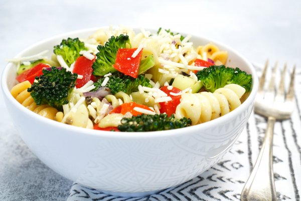 The Best Pasta Salad Recipe Ever! - Happiness is Homemade