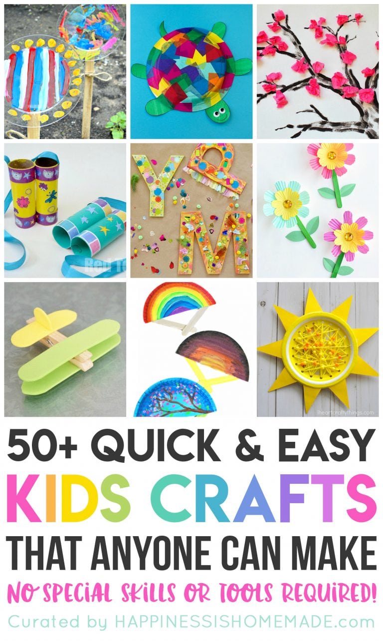 Easy Fall Kids Crafts That Anyone Can Make Happiness Is Homemade   Easy Kids Crafts That Anyone Can Make 768x1284 