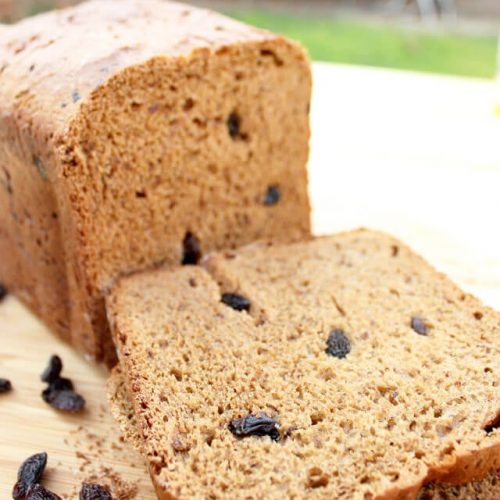 Bread Machine Cinnamon Raisin Bread (Golden Raisins) - Bread Dad