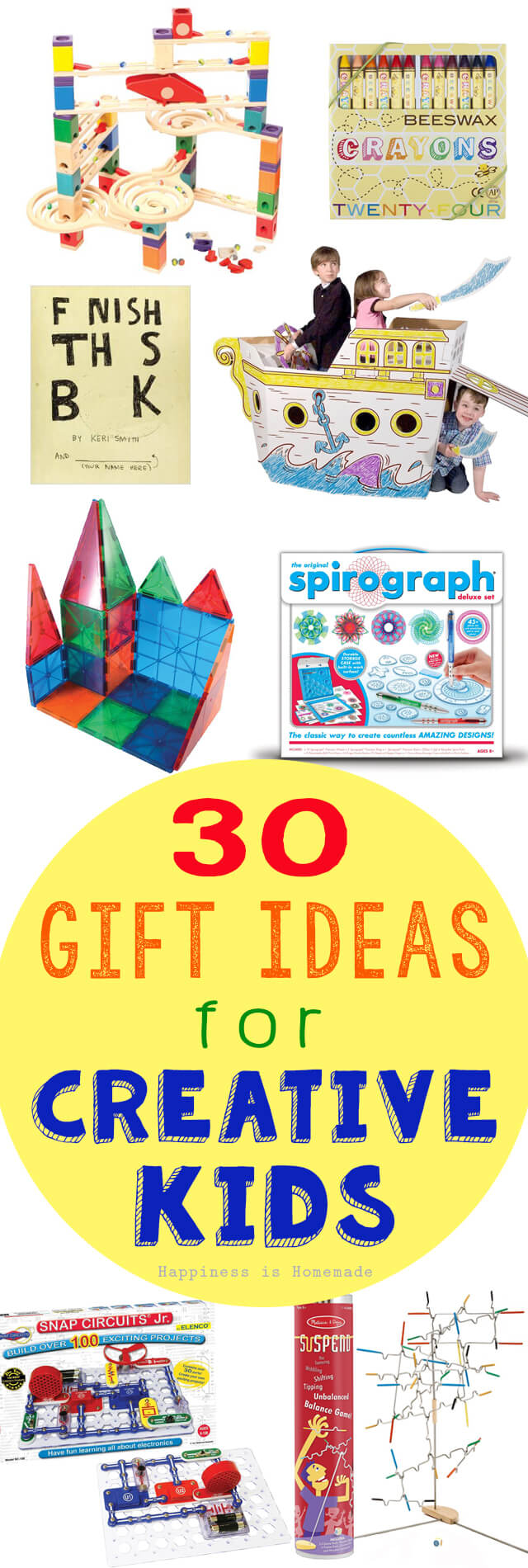 30+ Gift Ideas for Creative Kids - Happiness is Homemade