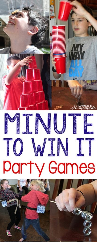 10 Awesome Minute To Win It Party Games Happiness Is Homemade 1459
