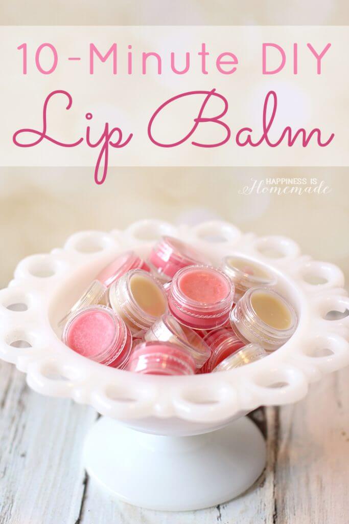 10-Minute DIY Lip Balm - Happiness Is Homemade