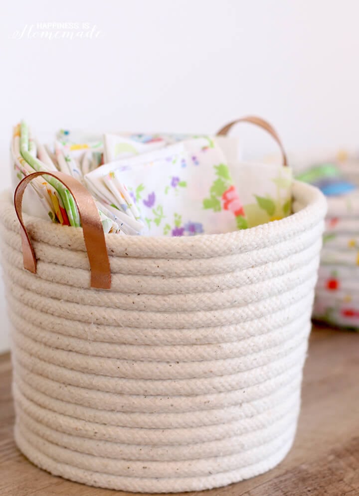 how to make a rope basket video