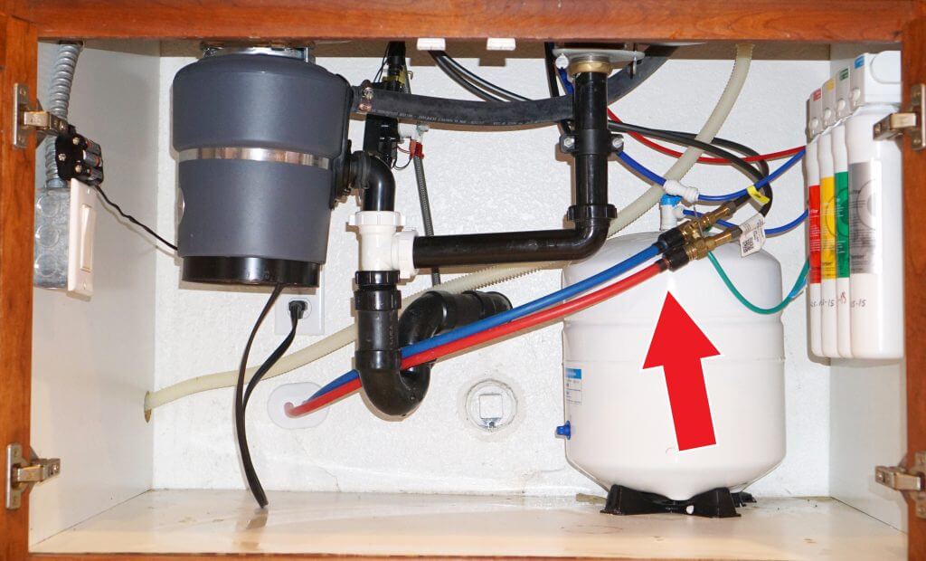 soldered kitchen sink water line
