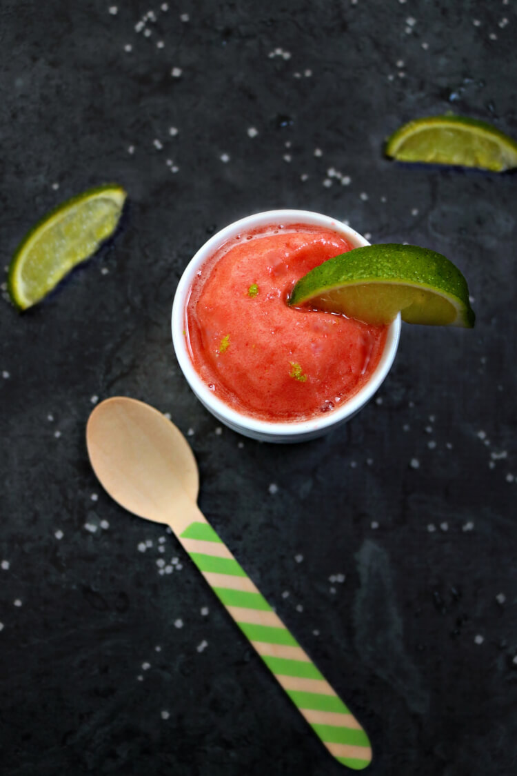 Strawberry Margarita Sorbet Recipe