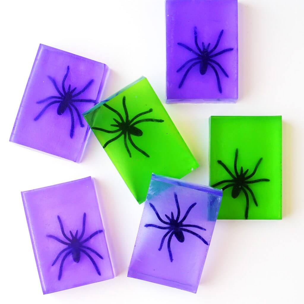 Homemade Spider Man Soap - Zero Waste Crafting Projects For Kids