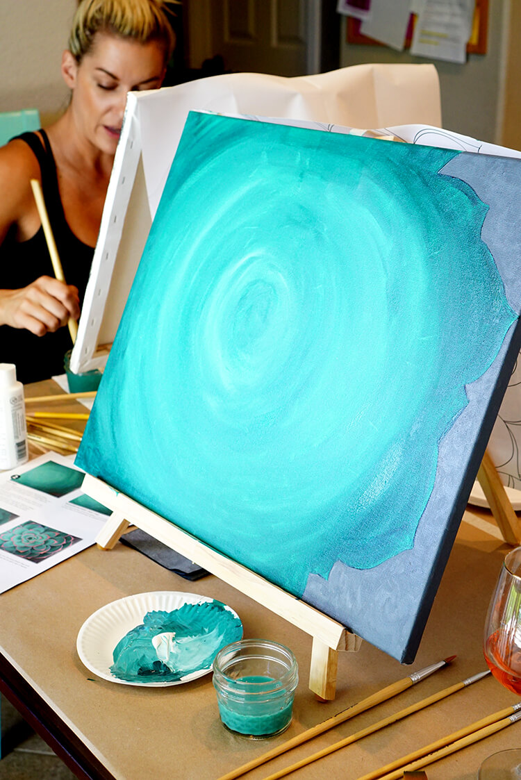 Host Your Own Wine & Paint Party - Happiness is Homemade