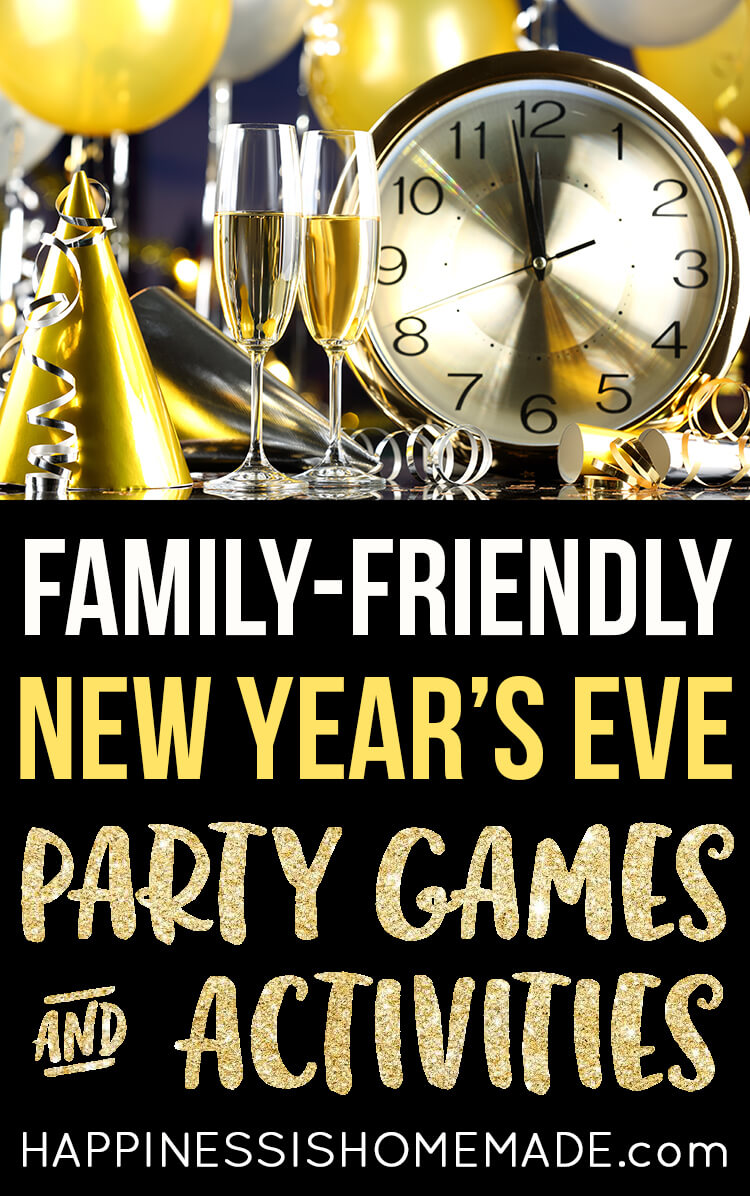 Family Friendly New Years Eve Party Games and Activities
