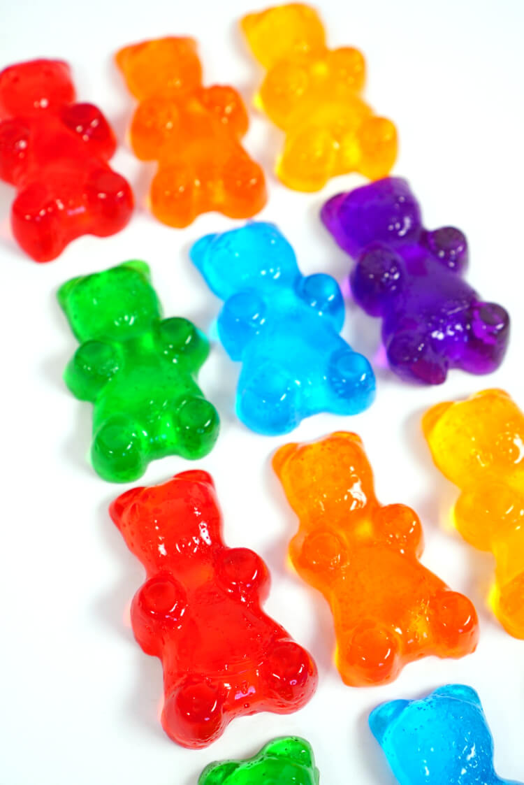 Gummy Bear Shower Jelly Soaps - Happiness is Homemade