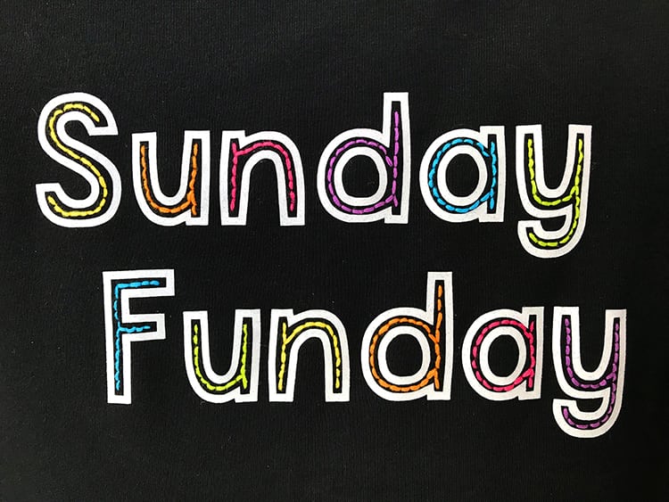 DIY Sunday Funday Shirt + Free SVG File - Happiness is Homemade