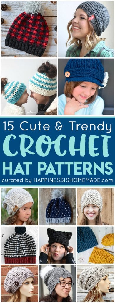 cute crochet hats