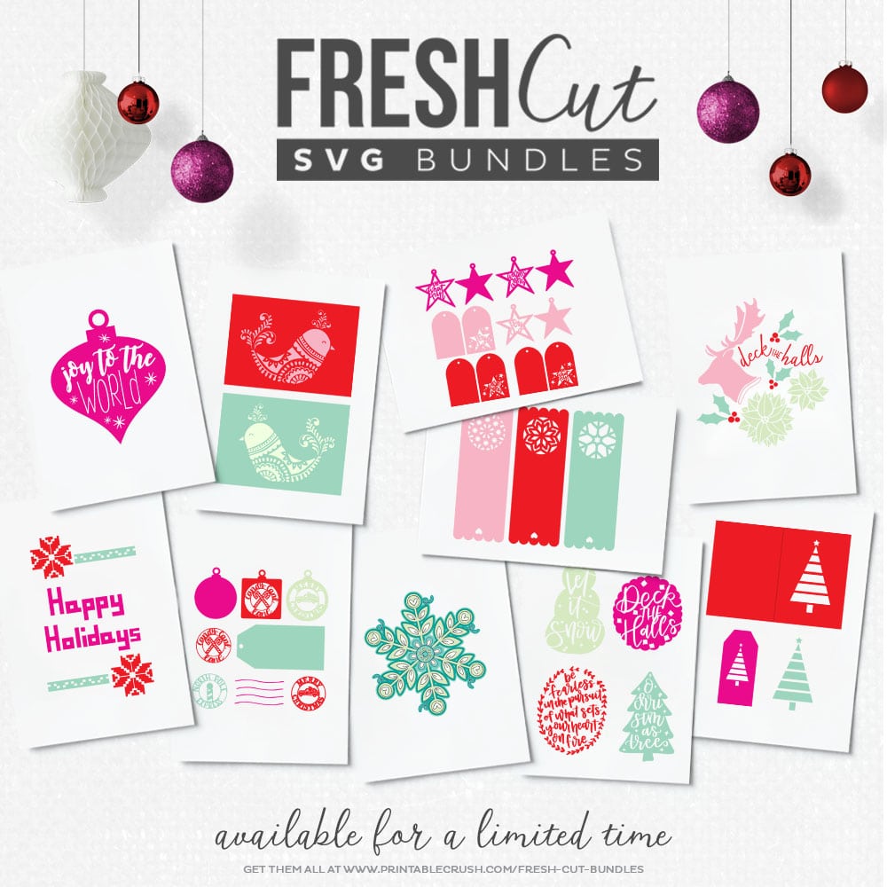 Download Snowflake Gift Card Holder Tags + Christmas SVG File ...