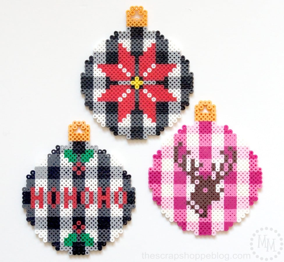 Christmas Perler Bead Patterns & Ideas - Happiness is Homemade