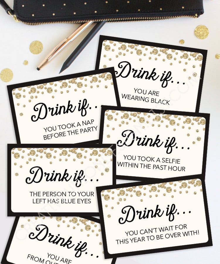 New Year's Eve Riddles NYE Party Games New Years Eve 