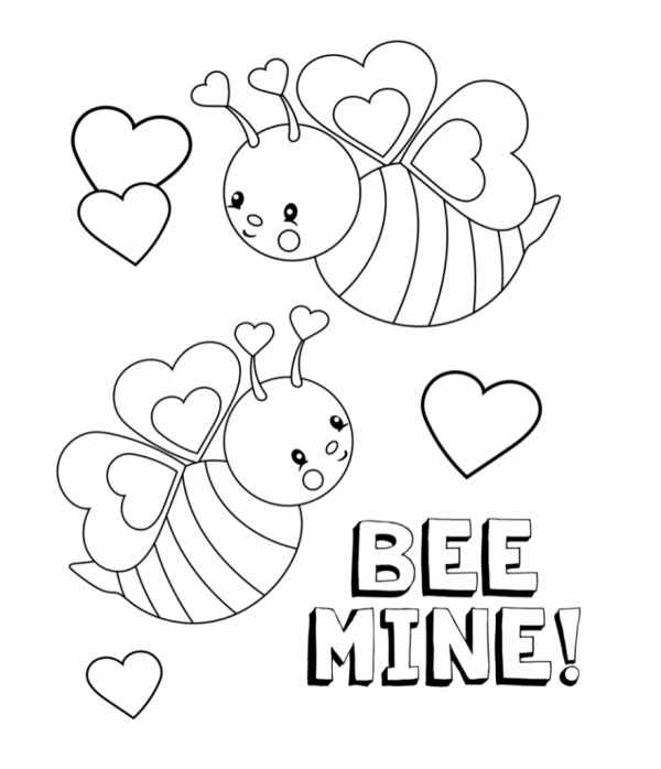 20+ Valentines Coloring Pages - Happiness is Homemade