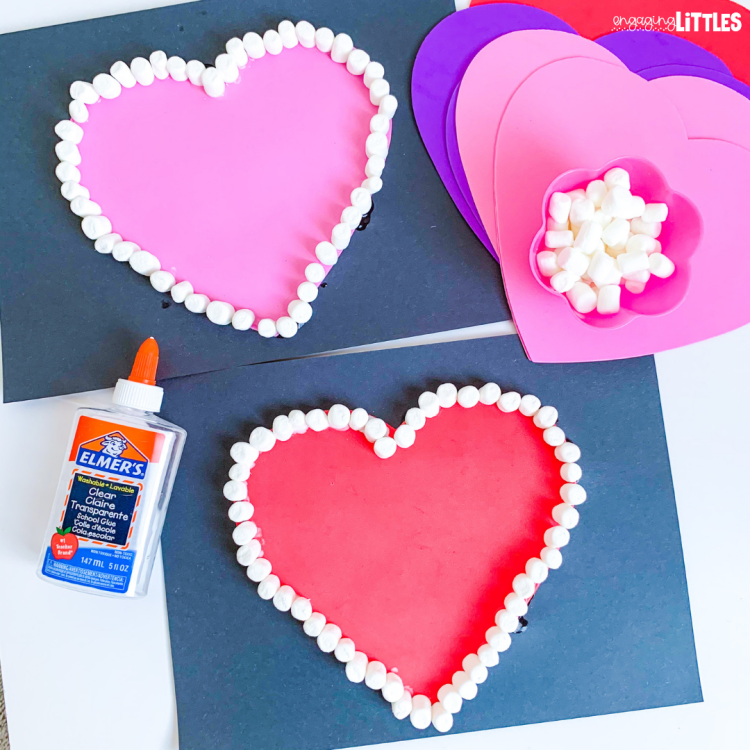 Valentines Crafts for Kids Valentines Day Foam Hearts Arts and Crafts Kit  for Kids DIY Craft Supplies School Classroom Project Party Favor