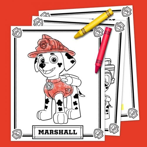 FREE PAW Patrol Coloring Pages - Happiness is Homemade