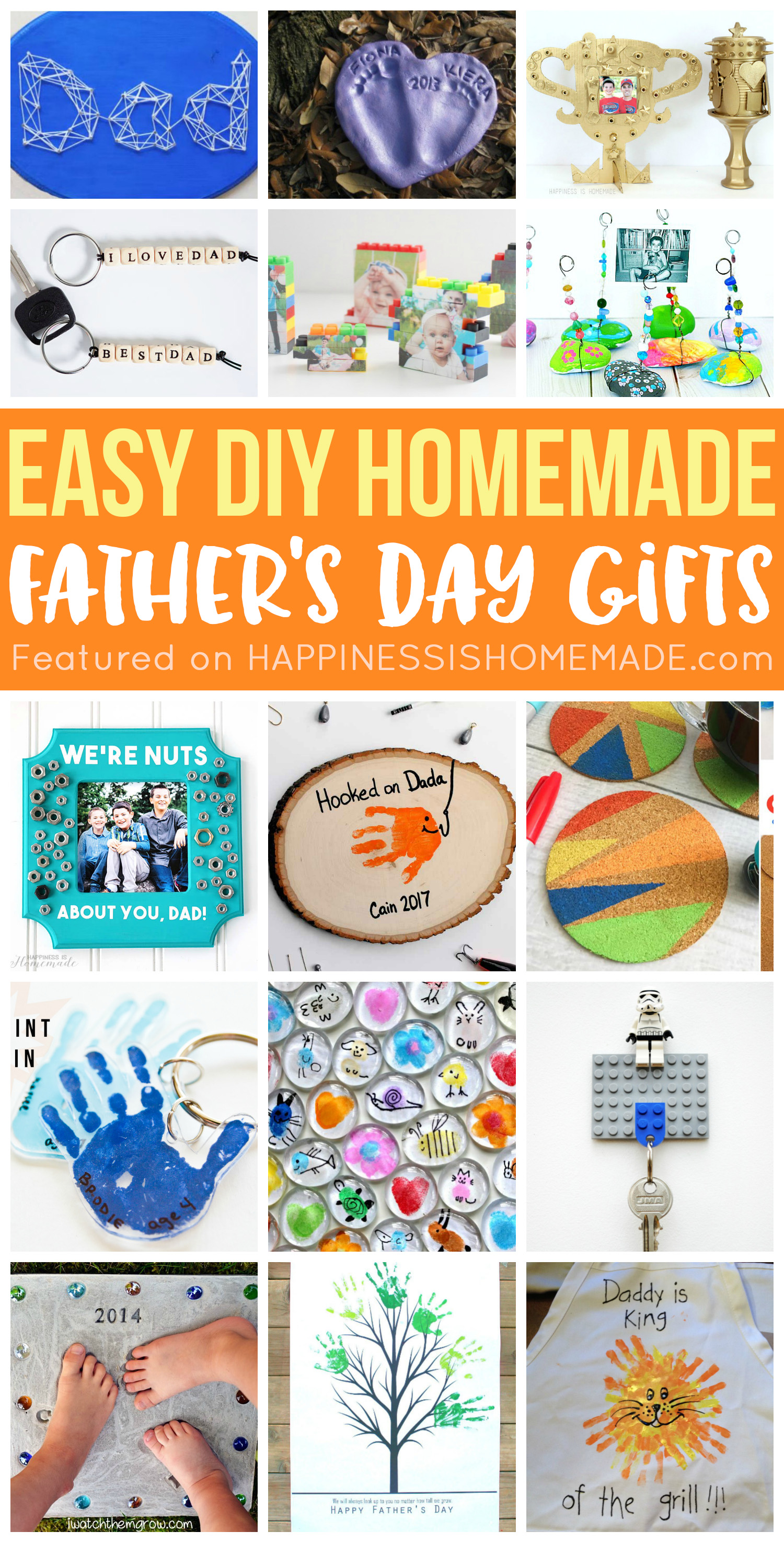Homemade New Dad Gifts: handmade to show your special love!