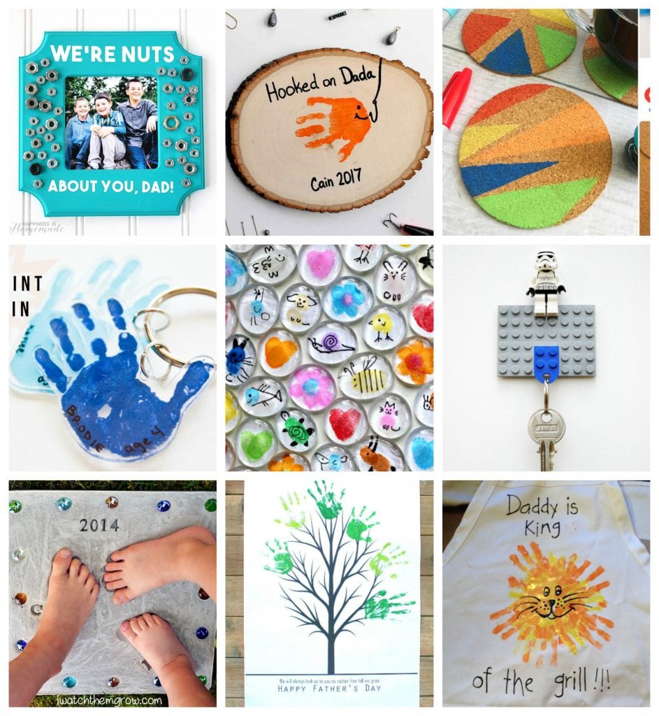 30+ Homemade Father's Day Gifts for Kids to Make - Happiness is Homemade