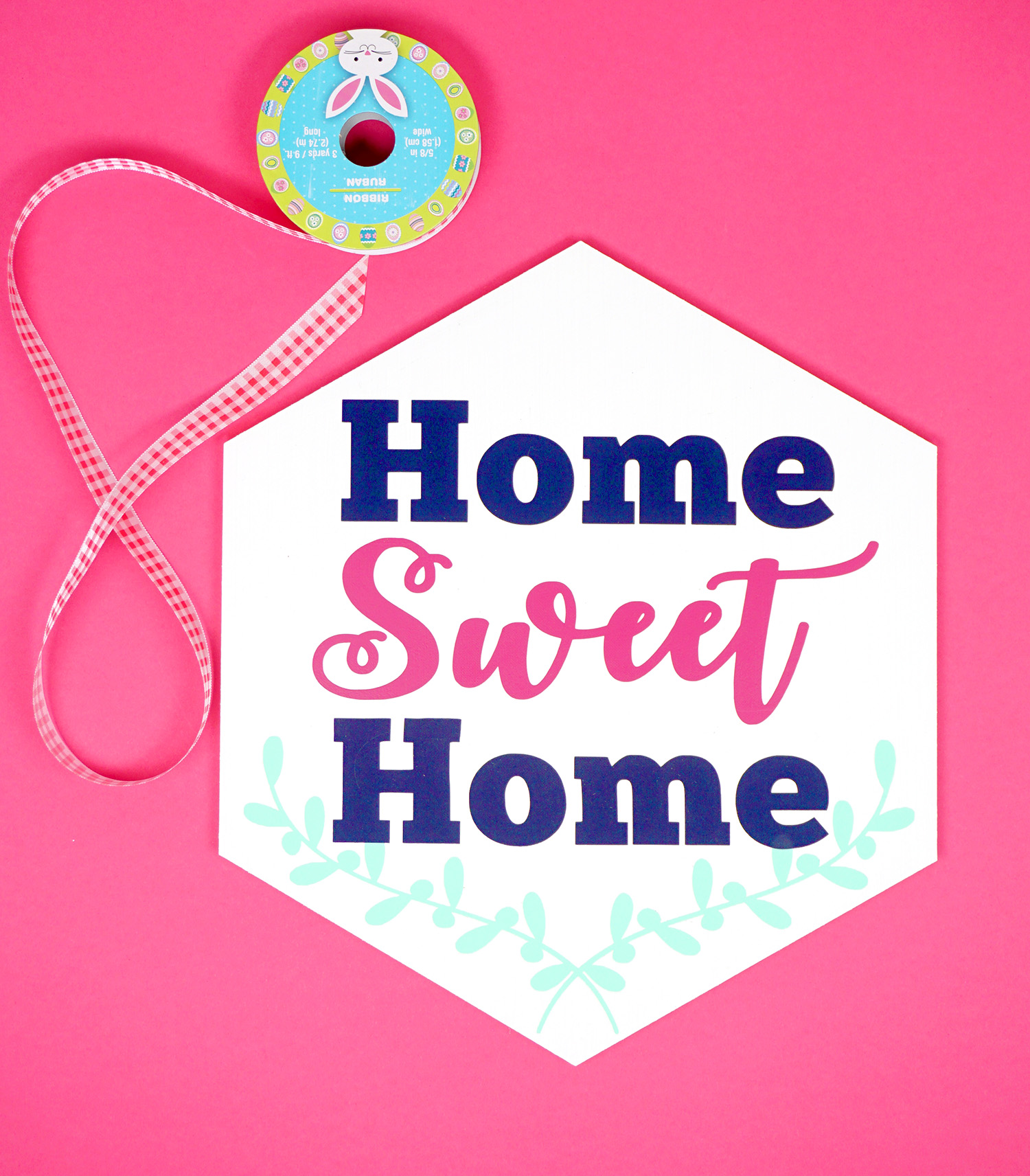 Home Sweet Home Text Design 3 - MDF Craft Supplies