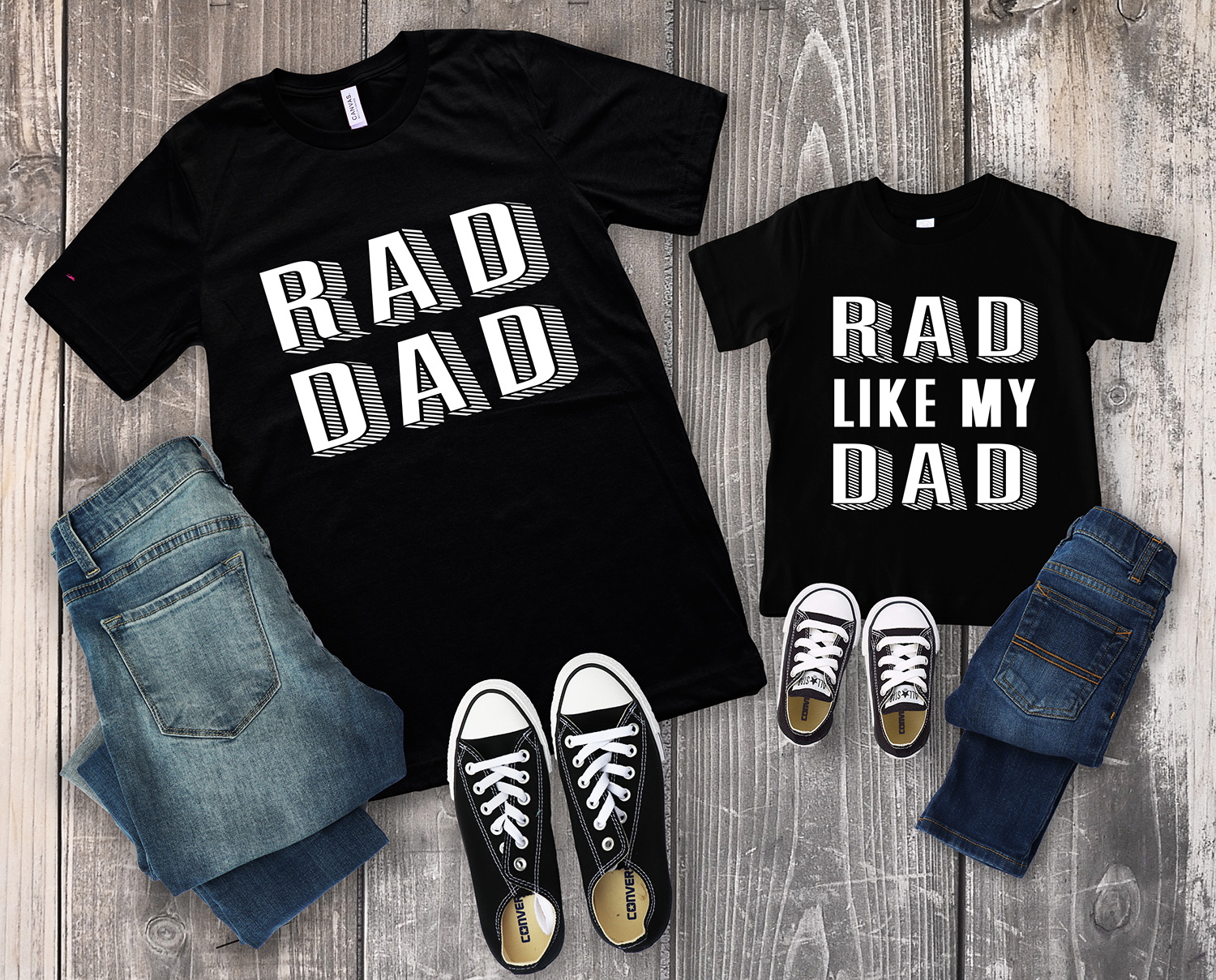 Rad Dad Father's Day Shirts + SVG Files - Happiness is ...