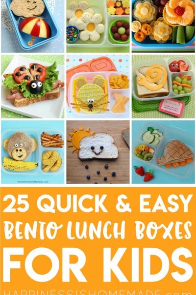 25+ School Lunch Ideas for Kids - Happiness is Homemade