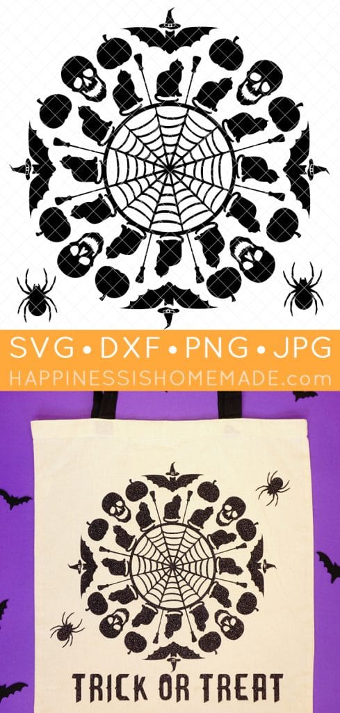 Download Halloween Svg Files Trick Or Treat Bag Happiness Is Homemade PSD Mockup Templates