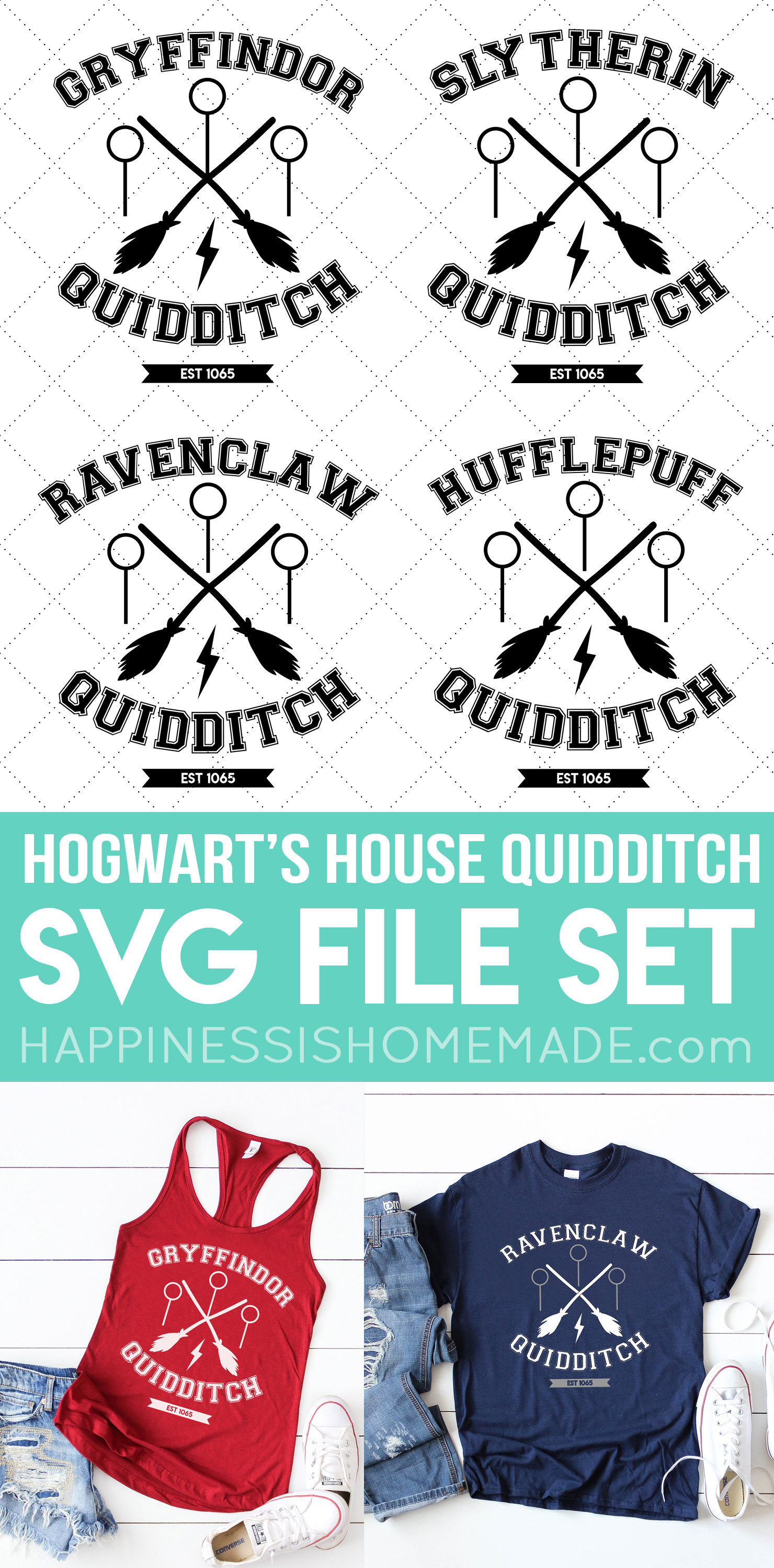 Download Ravenclaw Quidditch Shirt + FREE SVG File - Happiness is ...