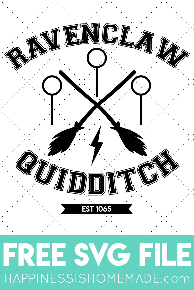 Ravenclaw Quidditch Shirt Free Svg File Happiness Is Homemade