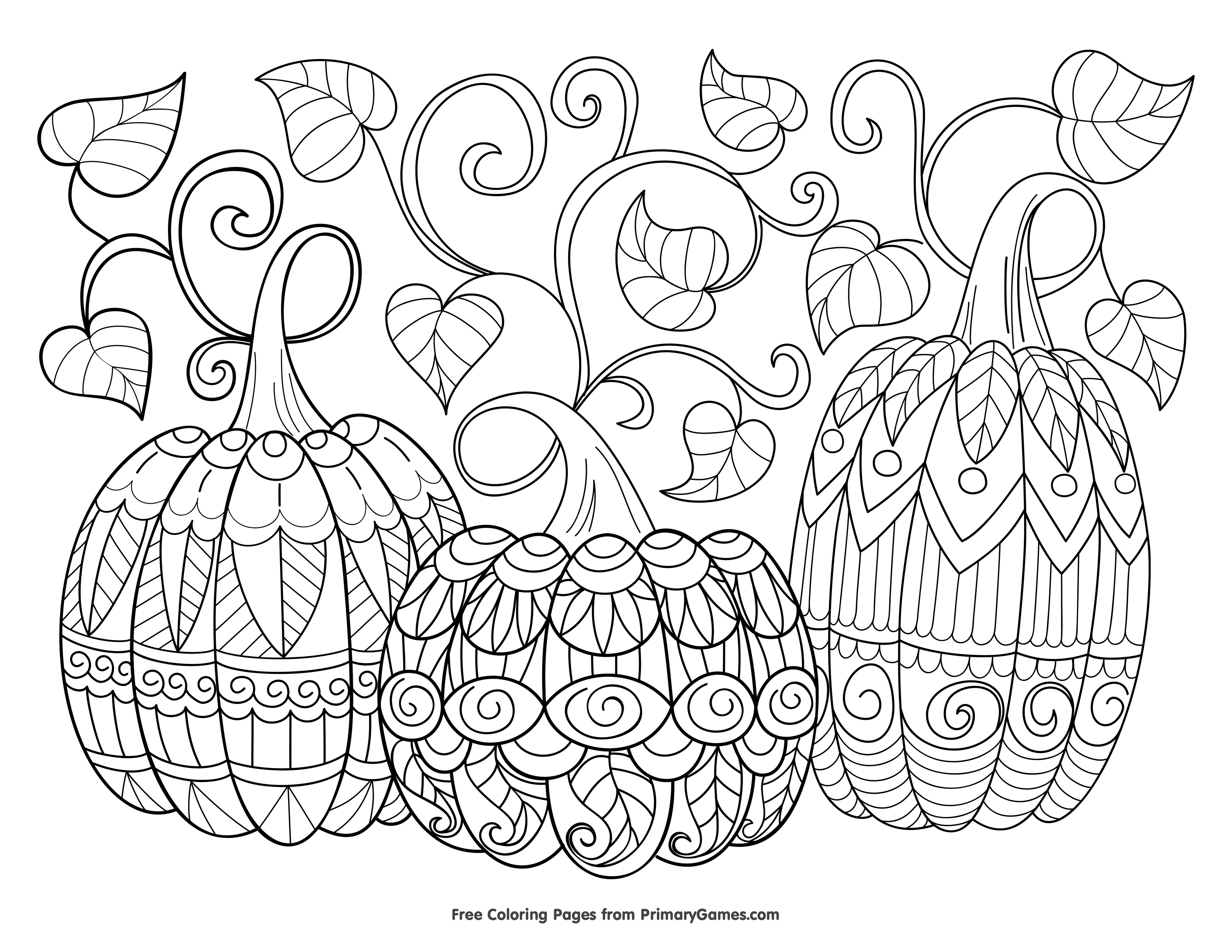 9400 Coloring Pages Fall Halloween For Free
