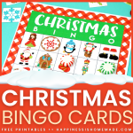 Printable Christmas Bingo Game Cards - Happiness is Homemade