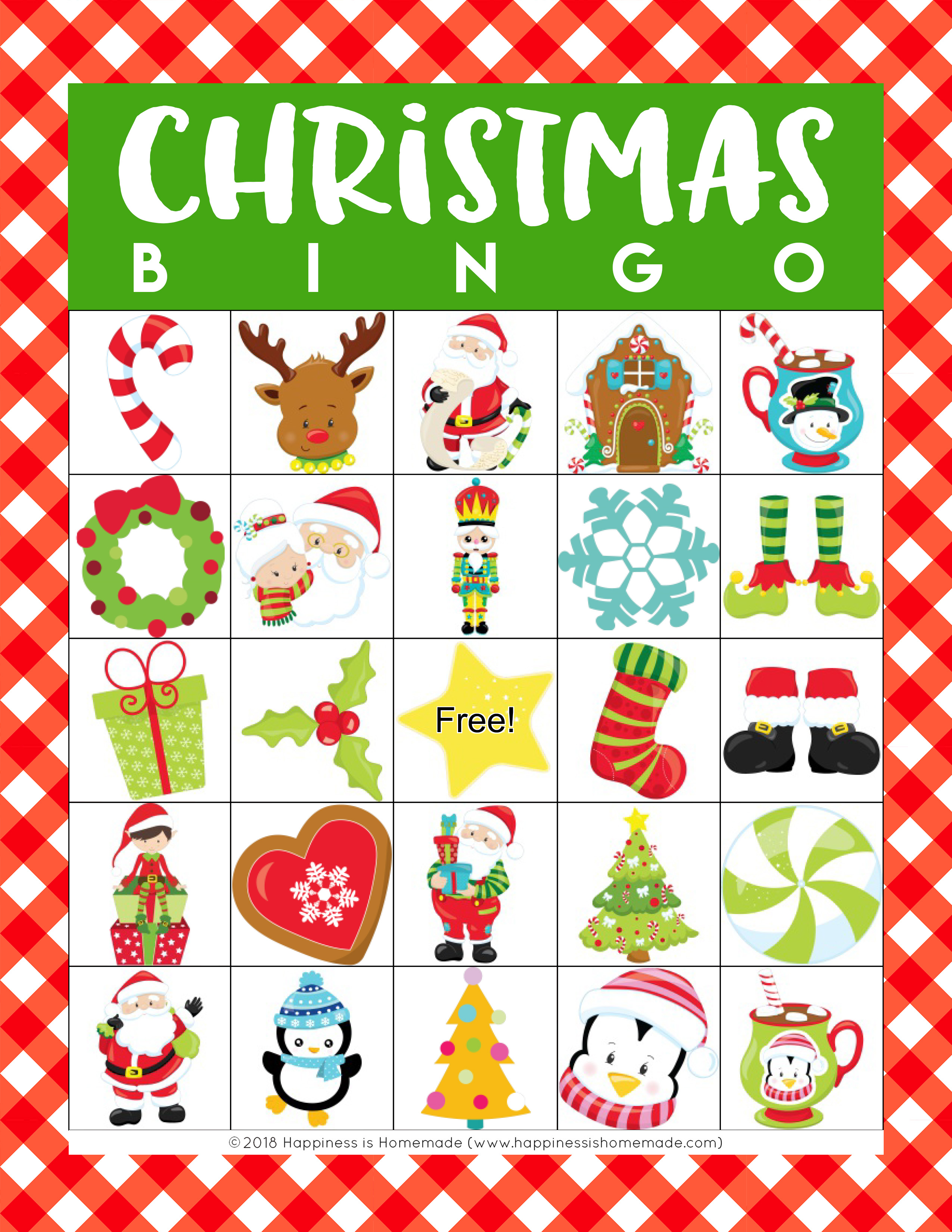 17 Best Free, Printable Christmas Bingo Games 2023