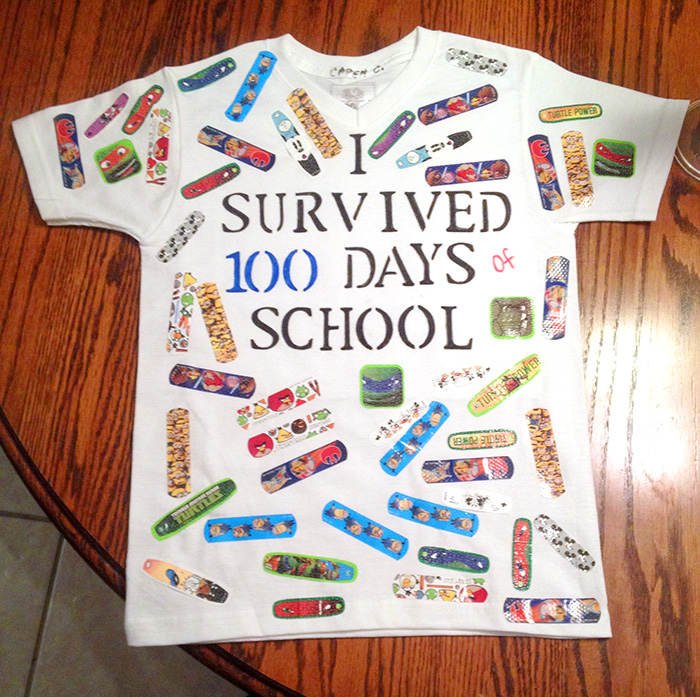 Easy 100 Days Of School Shirt Ideas Happiness Is Homemade