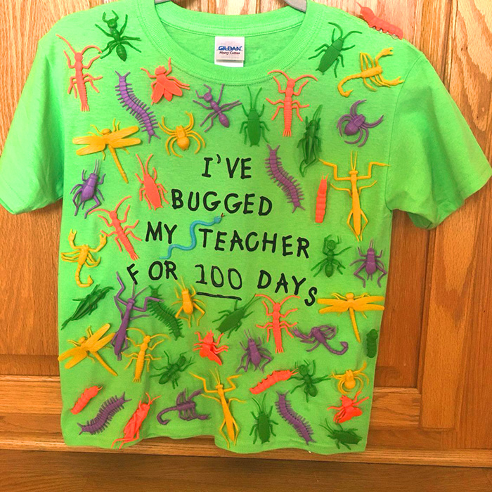 Easy 100 Days of School Shirt Ideas - Happiness is Homemade