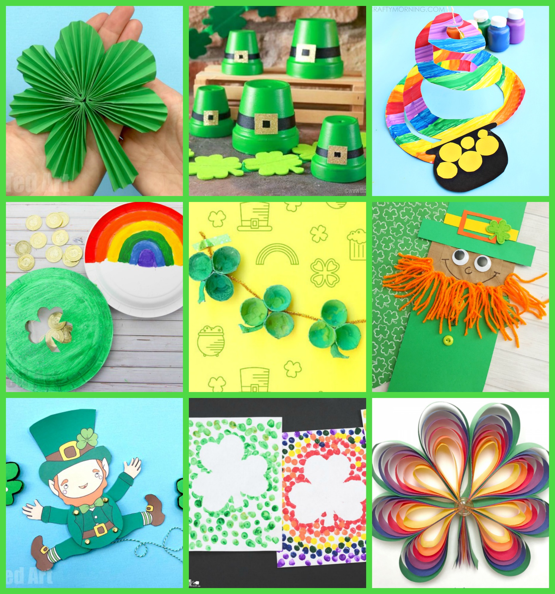 30 Easy St Patrick s Day Crafts For Kids Happiness Is Homemade