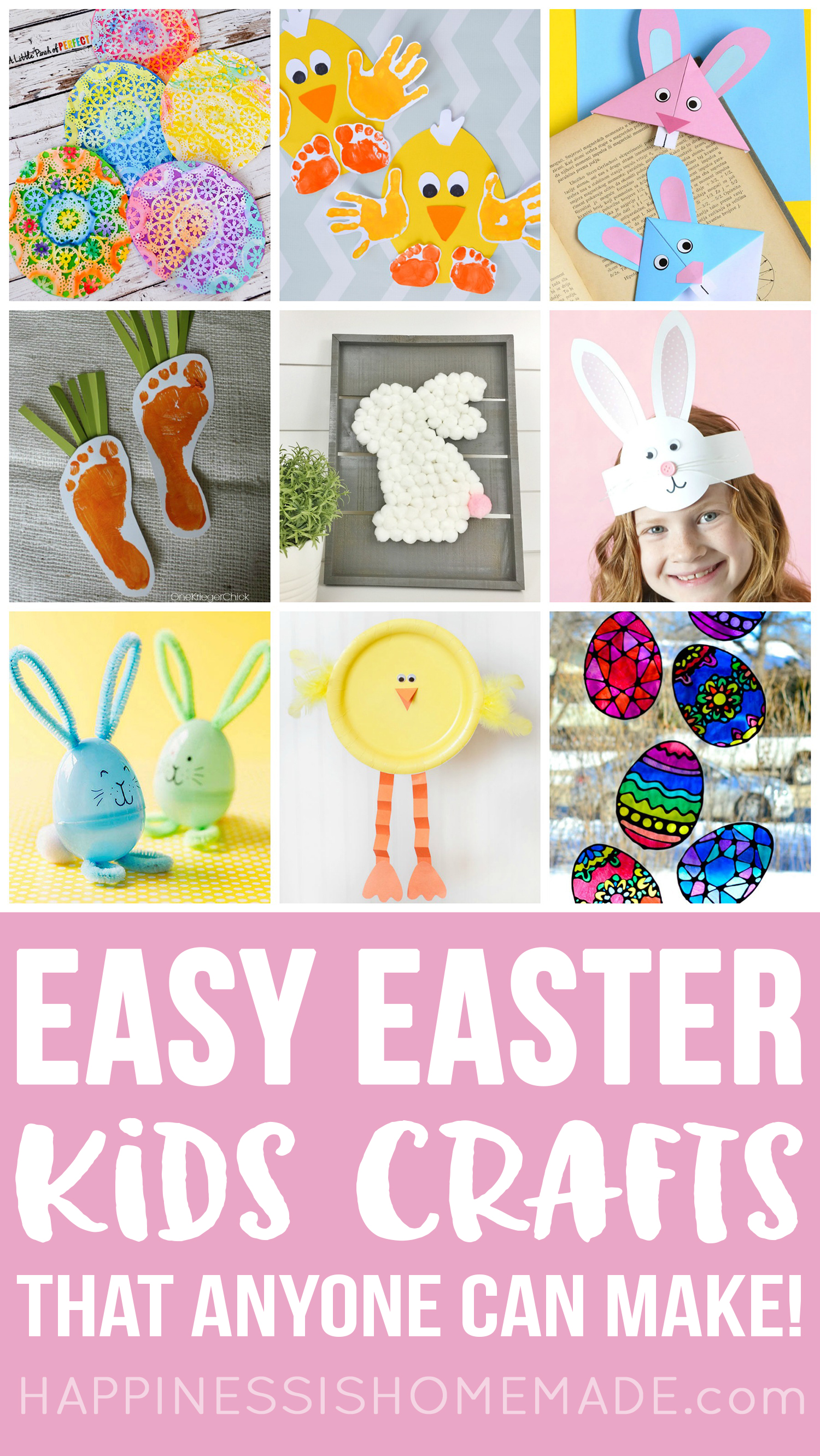 20 Easy Easter Crafts for Preschoolers and Toddlers