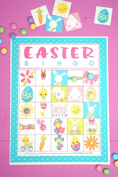 Roll & Cover Printable Easter Game - Happiness Is Homemade