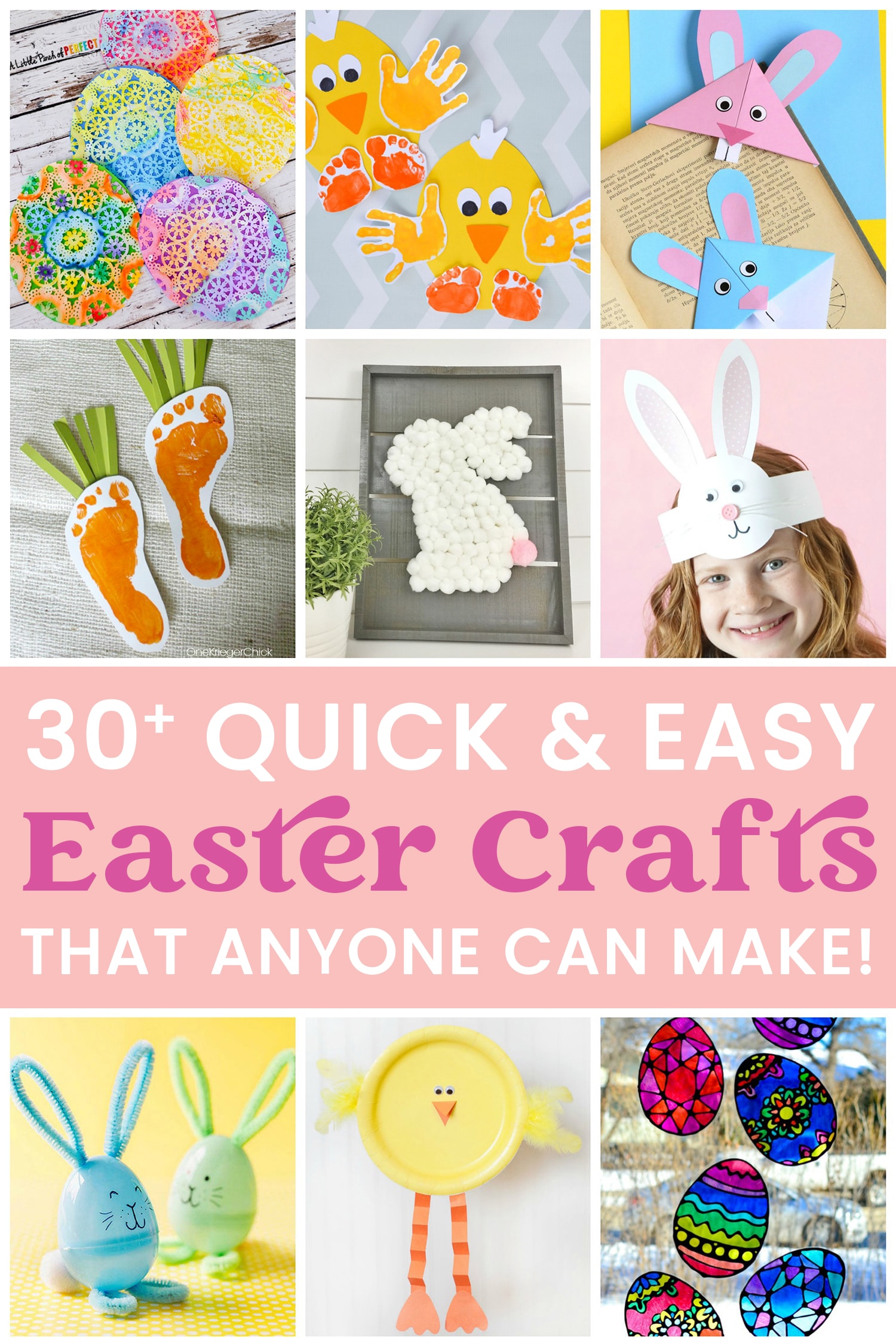 30+ Easy & Adorable Easter Crafts for Toddlers & Preschoolers