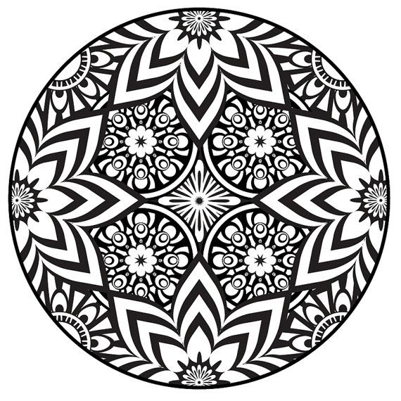 mandala coloring pages for adults  kids  happiness is homemade