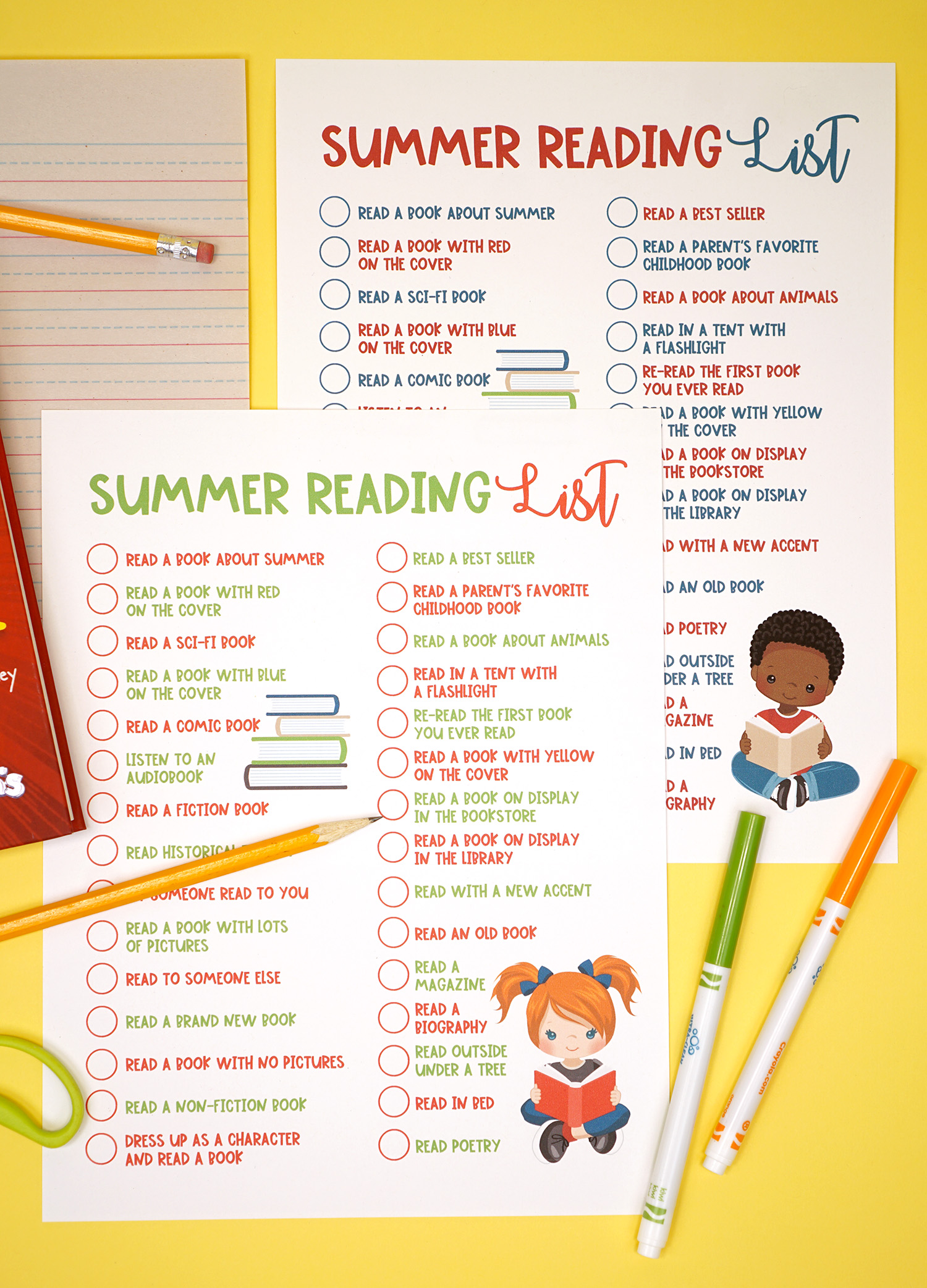 Summer Reading List For a 7-Year-Old