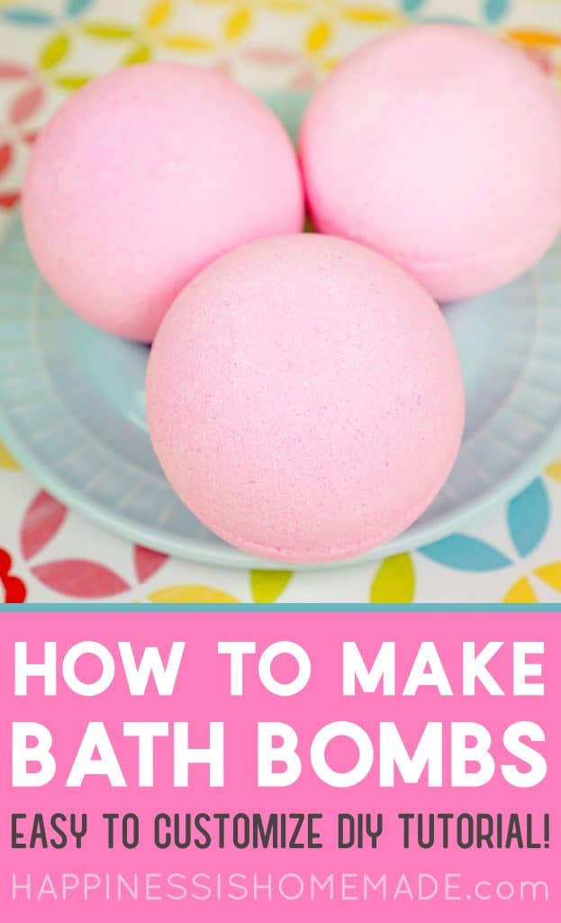 How To Make Bath Bombs - Happiness Is Homemade